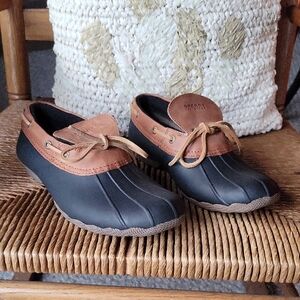 Sperry Duck Shoe, waterproof, rubber boot, size 8